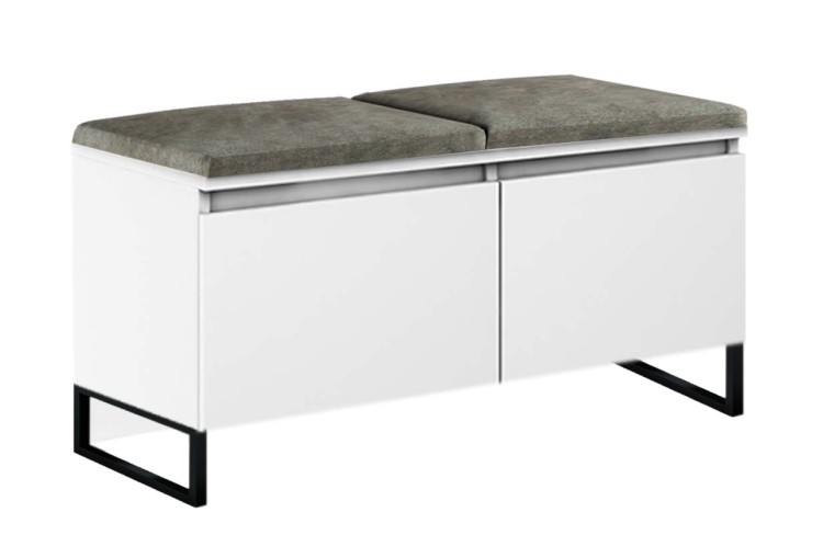 SZAFKA MEGAN 2 PŁOZY BIAŁY SZARY..jpg