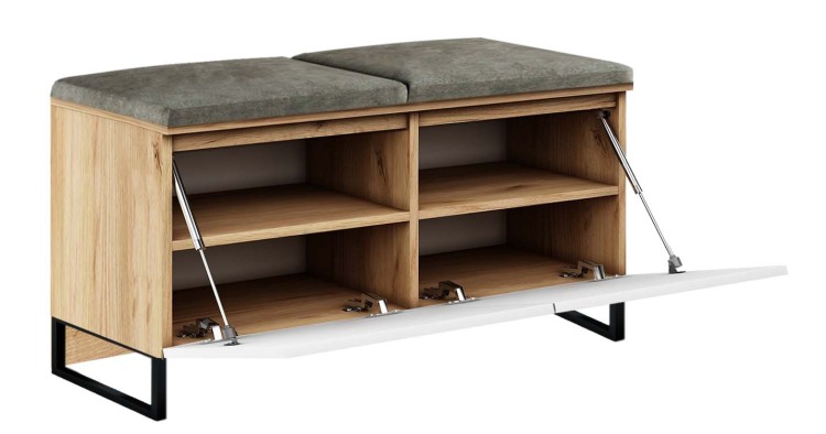 SZAFKA MEGAN 2 PŁOZY ZŁOTY BIAŁY SZARY - OTWARTA.jpg