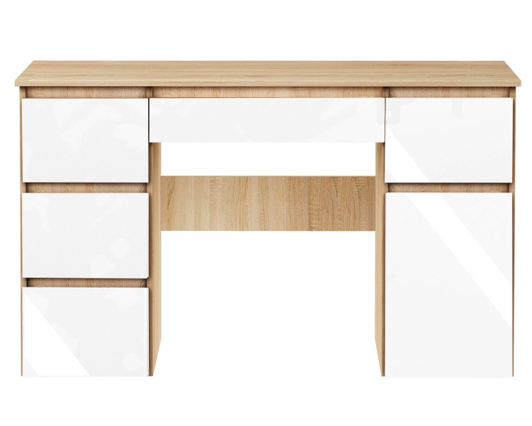 biurko Megan B2 sonoma biały połysk (5).jpg