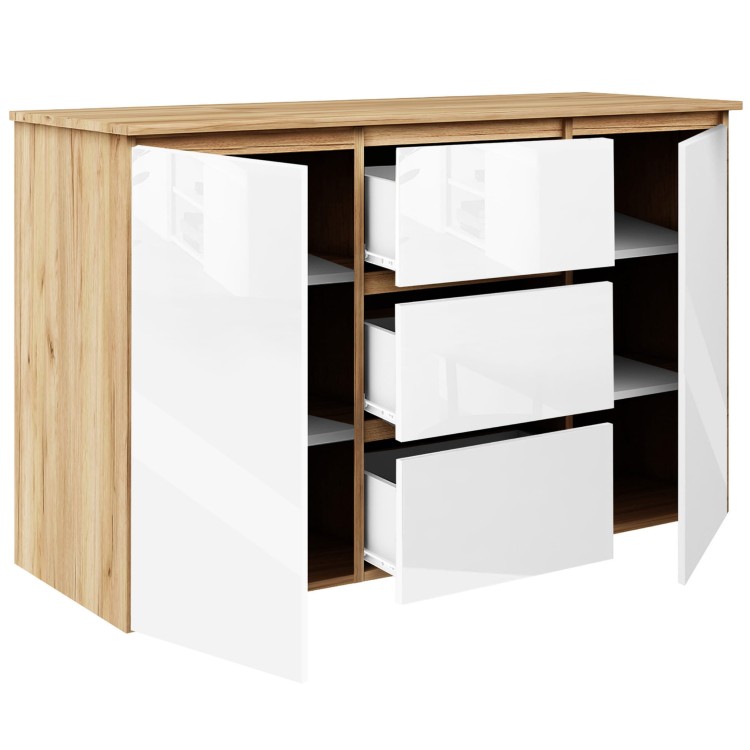 komoda megan120 k3 dab zloty i biały połysk (5).jpg