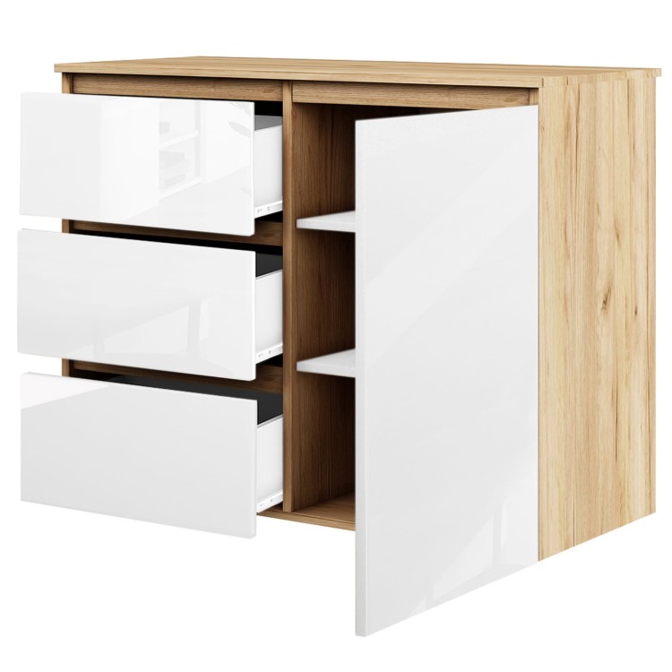 komoda megan 90 k2 dab zloty bialy polysk (1) odw.jpg