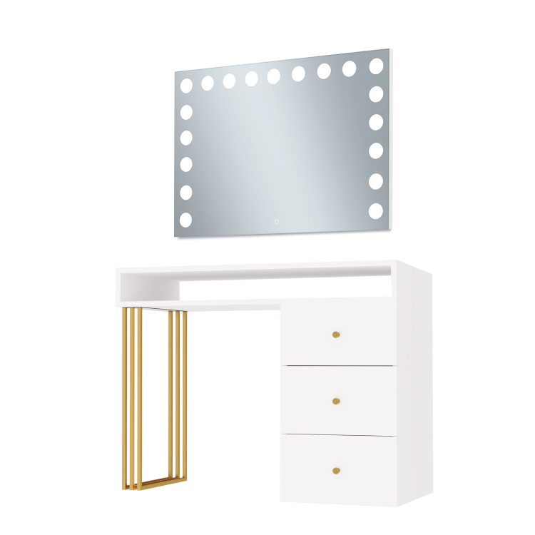 toaletka Klara z lustrem visage biały złoty (6).png