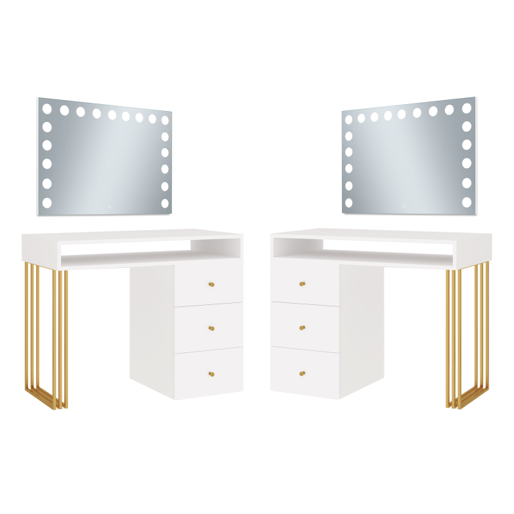 toaletka Klara z lustrem visage biały złoty (2).png