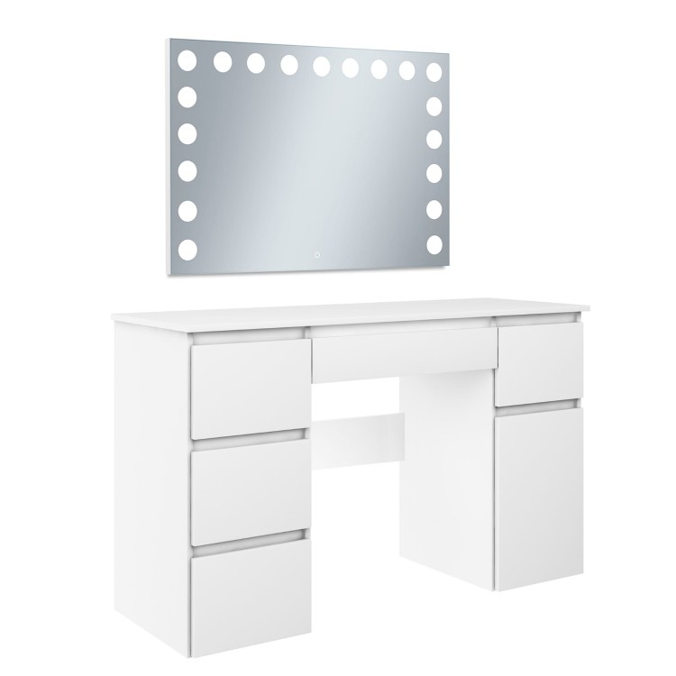 toaletka Megan b2 z lustrem visage biała.jpg