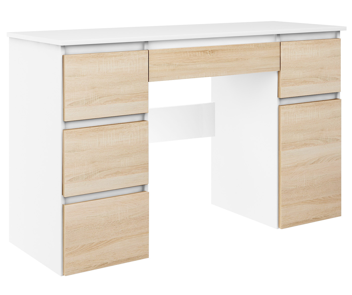 biurko-Meganb2-biały-dąb-sonoma